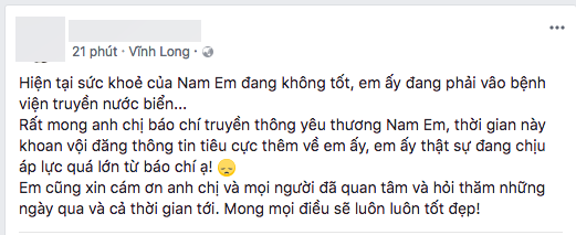 Nam Em,Nam Em tự tử,sao Việt